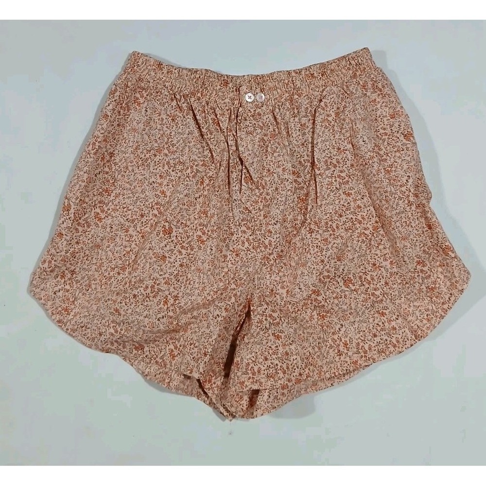 Free People Intimately Cloud Nine Boxers Size Small Floral Pull On Lounge